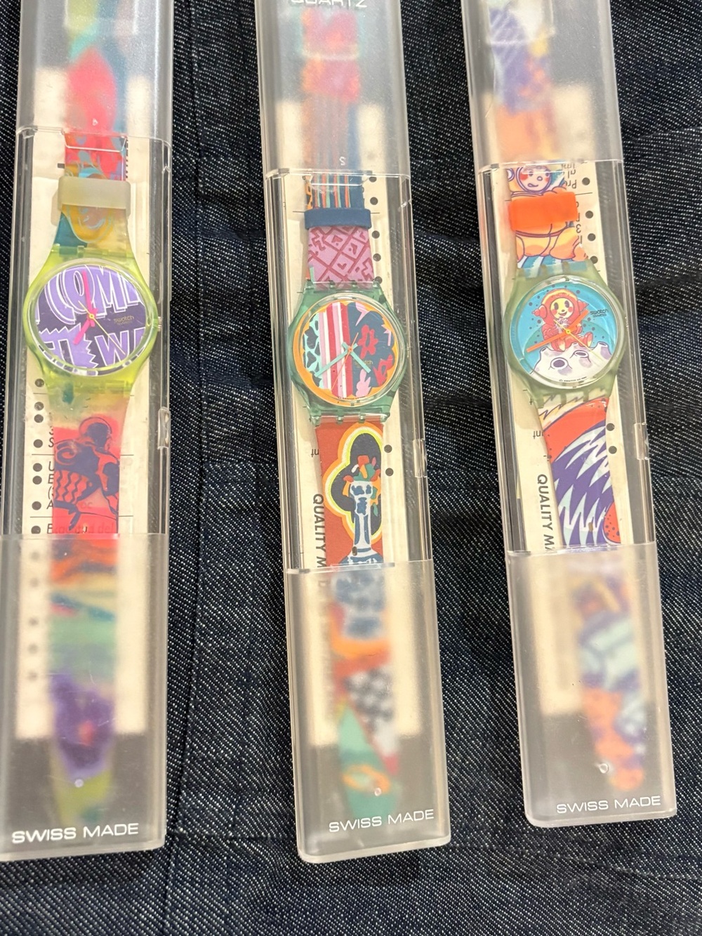 3 Collectors SWATCH Watches New, Never Worn $160 each